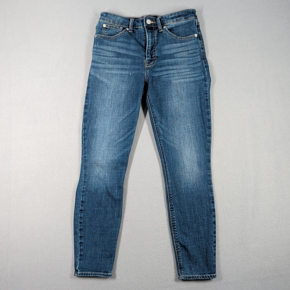 Lucky Brand Jeans Women's 28‎ Blue High Rise Skinny Bridgette Denim Casual